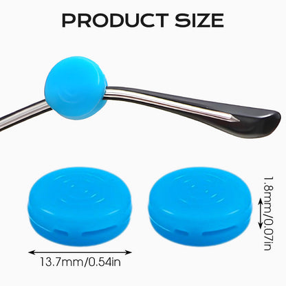 🔥🥰Okrągłe, dwuotworowe, silikonowe, antypoślizgowe uchwyty do okularów