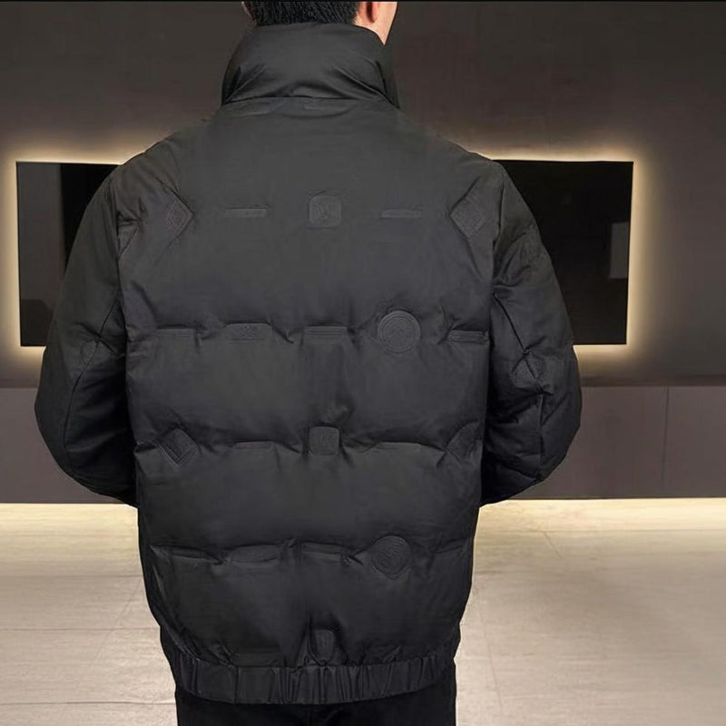 ✨Męska modna lekka kurtka puchowa z kołnierzem stojącym