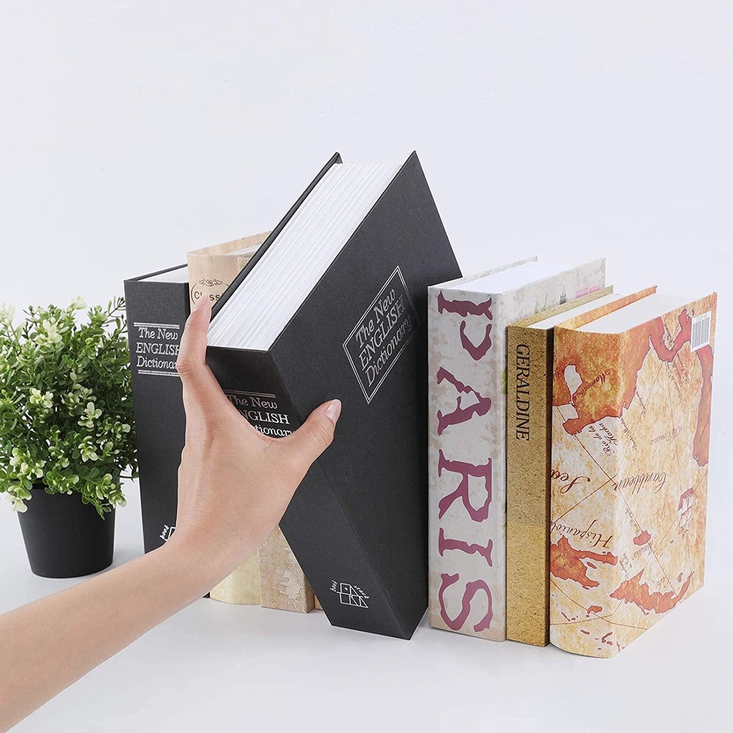 ⏳Oferta ograniczona czasowo⏰ Sejf w formie książki – ukryty schowek, dyskretny wygląd ✨