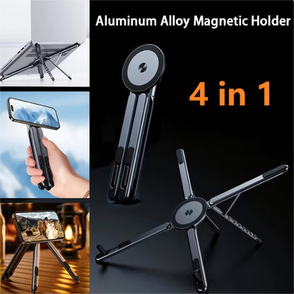 ✨ Stojak Magnetyczny 4w1 – Uniwersalny Uchwyt do Telefonu i Laptopa ✨
