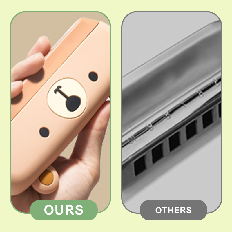 🌟16-otworowa harmonijka dla dzieci z motywami z kreskówek