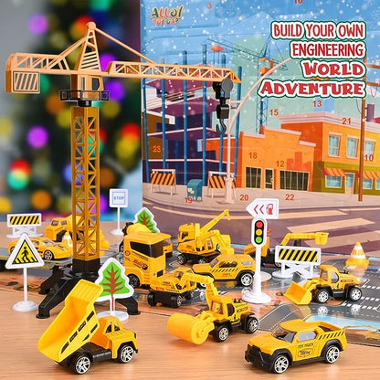 🎁Zestawy metalowych pojazdów budowlanych