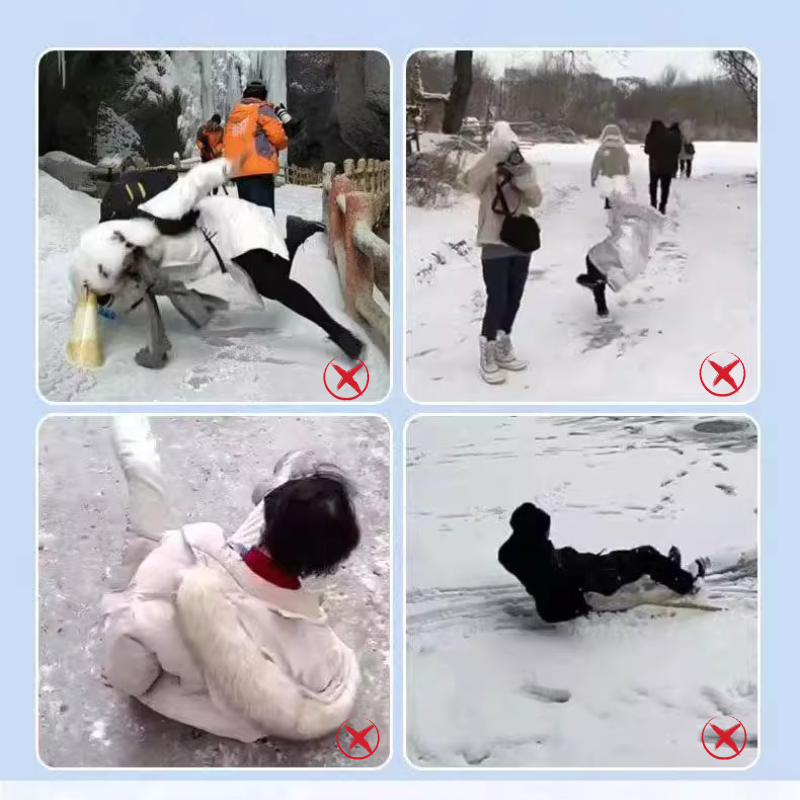 ❄️ Zimowa promocja! Kup 1, a 2 otrzymasz gratis! 🔥Uniwersalne 5-zębowe raki do butów i botków