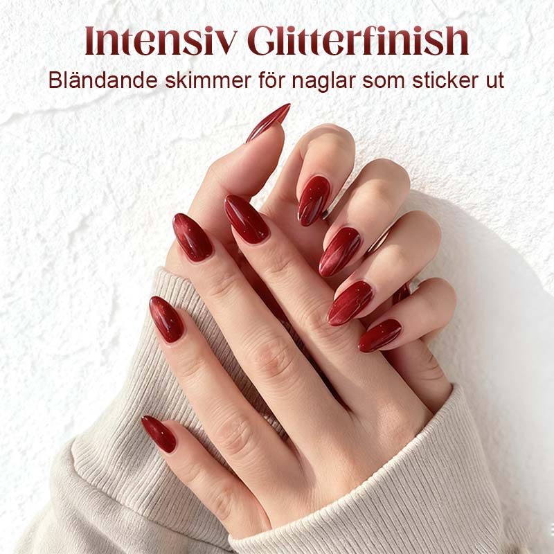 ✨ Brokatowy lakier do paznokci „Cat's Eye”