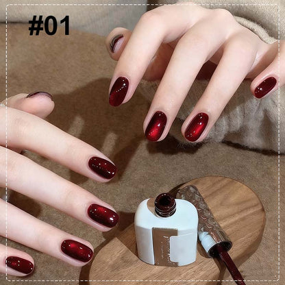 ✨ Brokatowy lakier do paznokci „Cat's Eye”