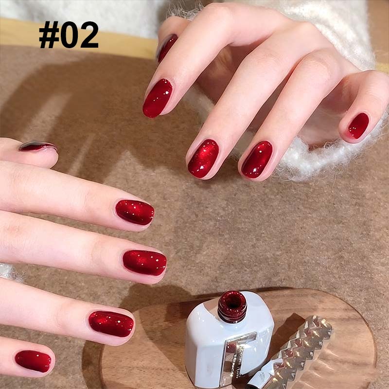 ✨ Brokatowy lakier do paznokci „Cat's Eye”