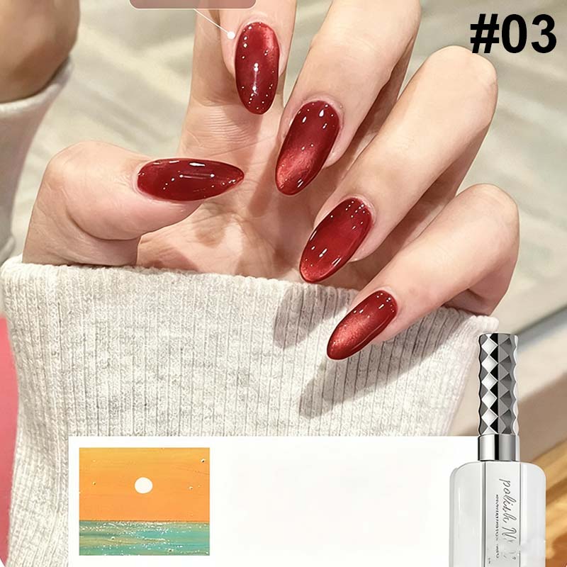 ✨ Brokatowy lakier do paznokci „Cat's Eye”