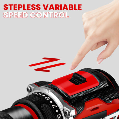 💥Bezszczotkowa wiertarka elektryczna akumulatorowa z akumulatorem i ładowarką