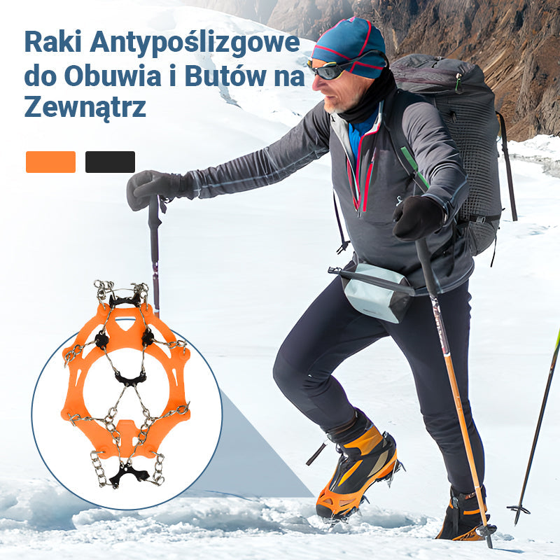 🌟Raki Antypoślizgowe do Obuwia i Butów na Zewnątrz