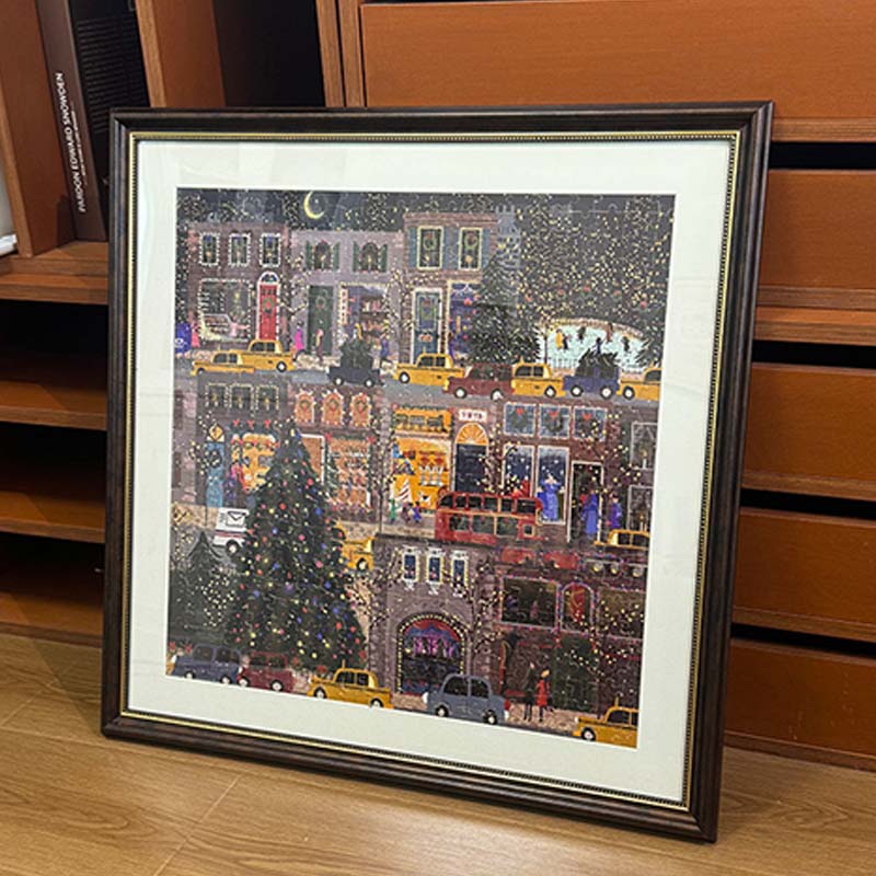 🌟Ramka na zdjęcia Vintage Square Jigsaw Puzzle (do powieszenia na ścianie)