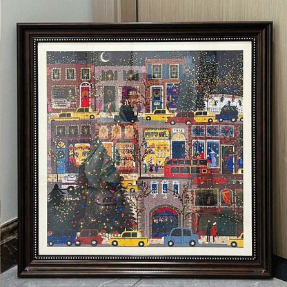 🌟Ramka na zdjęcia Vintage Square Jigsaw Puzzle (do powieszenia na ścianie)