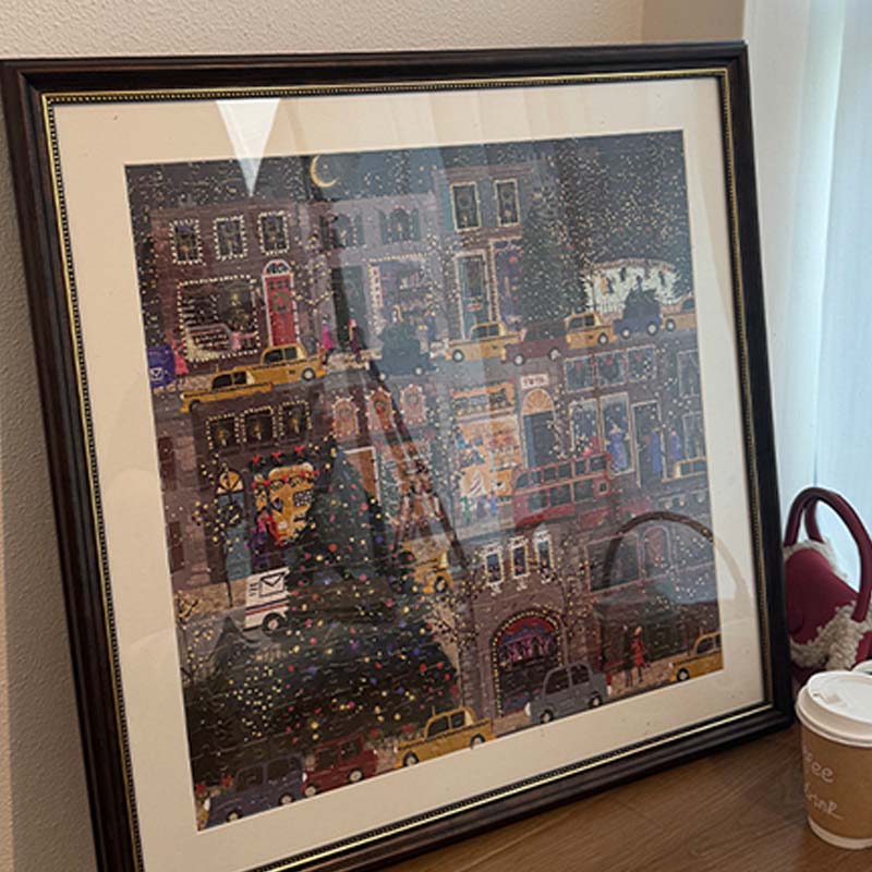 🌟Ramka na zdjęcia Vintage Square Jigsaw Puzzle (do powieszenia na ścianie)