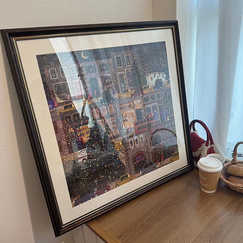 🌟Ramka na zdjęcia Vintage Square Jigsaw Puzzle (do powieszenia na ścianie)