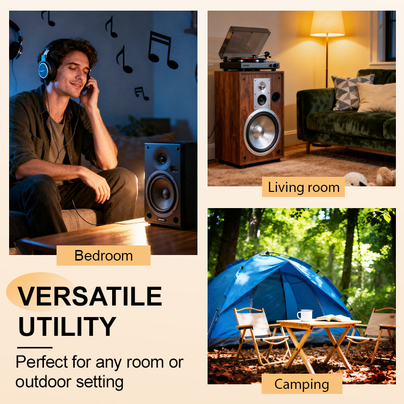 🔥Wielofunkcyjne oświetlenie otoczenia i głośnik Bluetooth