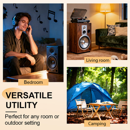 🔥Wielofunkcyjne oświetlenie otoczenia i głośnik Bluetooth