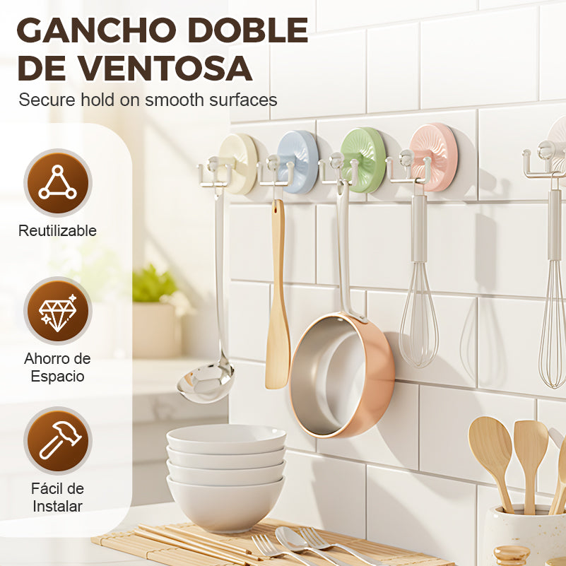 💥Podwójny haczyk z przyssawką