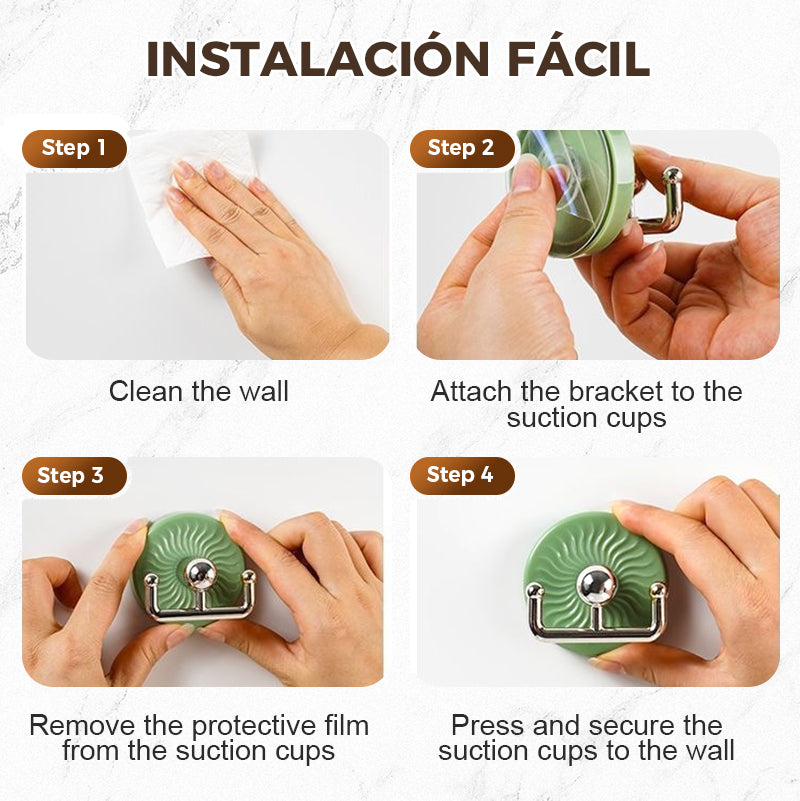 💥Podwójny haczyk z przyssawką