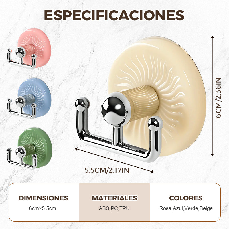 💥Podwójny haczyk z przyssawką