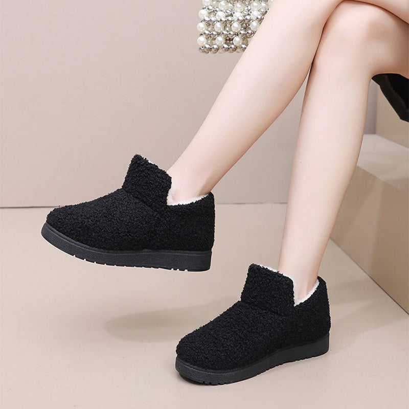 💥 Ciepłe, puszyste damskie botki wsuwane