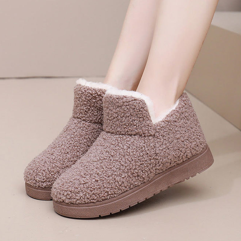 💥 Ciepłe, puszyste damskie botki wsuwane