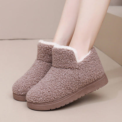 💥 Ciepłe, puszyste damskie botki wsuwane