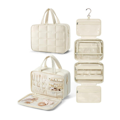 🌟Wisząca torba podróżna na biżuterię i kosmetyki