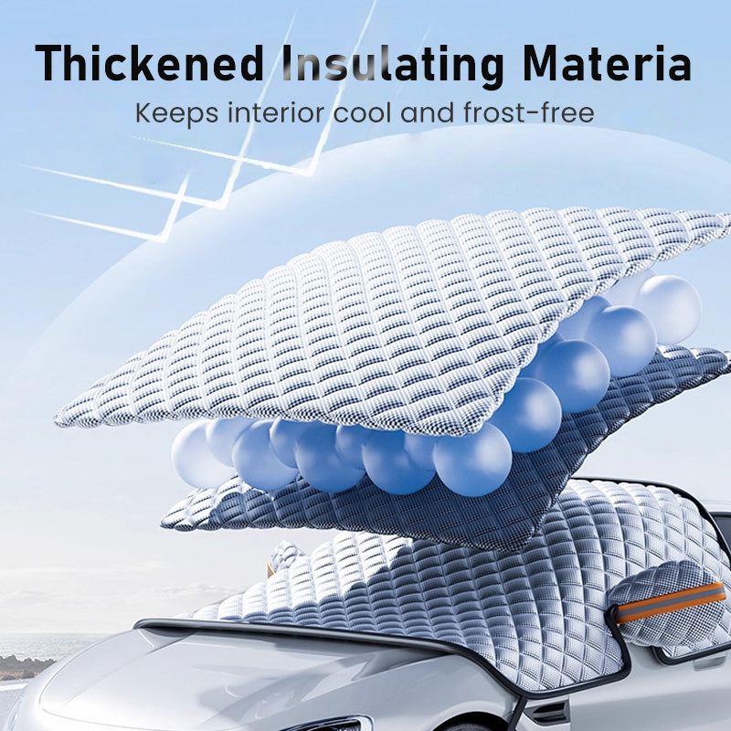 💥Całoroczna, gruba osłona przeciwśnieżna na przednią szybę