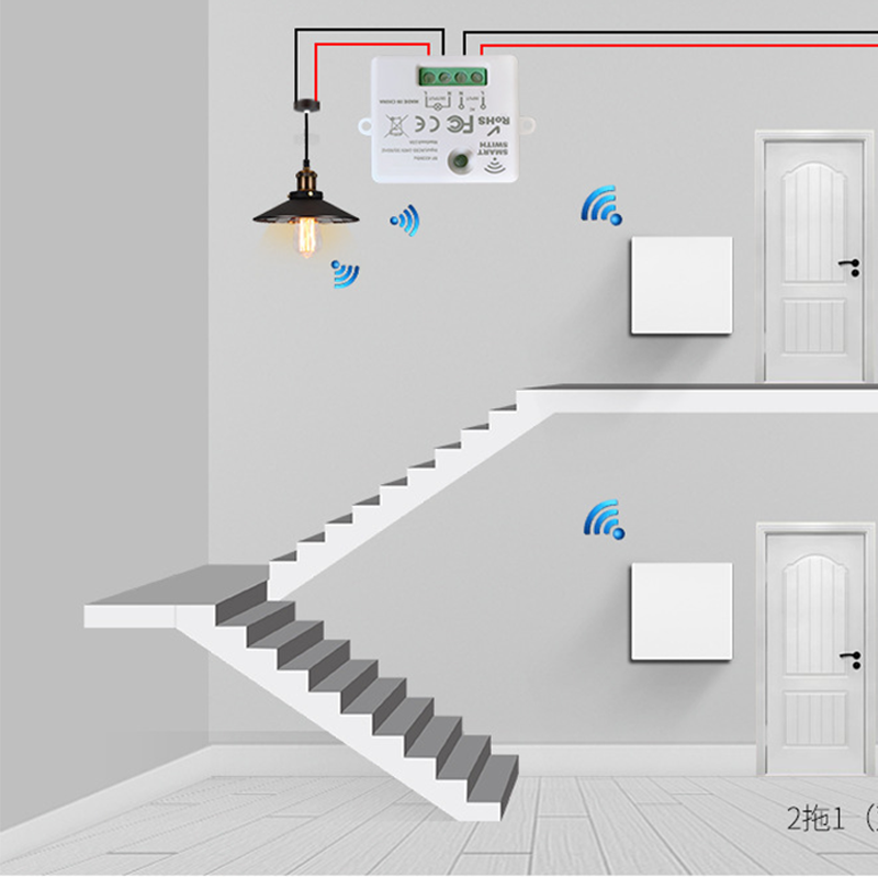🌟Samozasilający się Bezprzewodowy Włącznik Światła