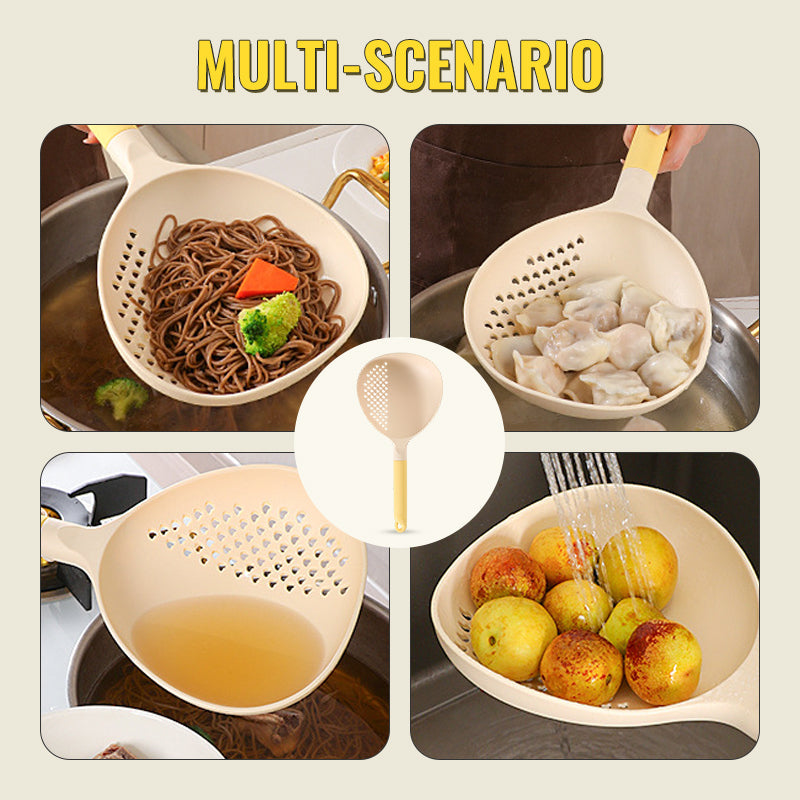 ⏳Ograniczona czasowo promocja 50%⏰ Łyżka do serwowania i odsączania 2 w 1 o dużej pojemności🍝🥄