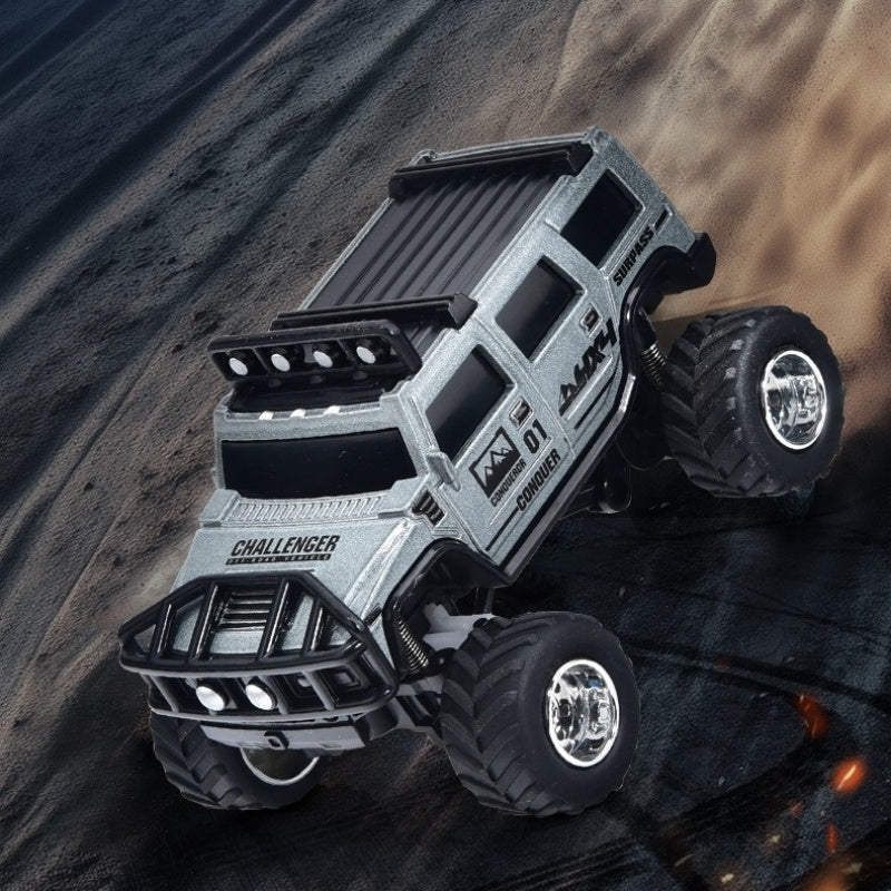 💥Miniaturowa zdalnie sterowana terenowa ciężarówka z oświetleniem