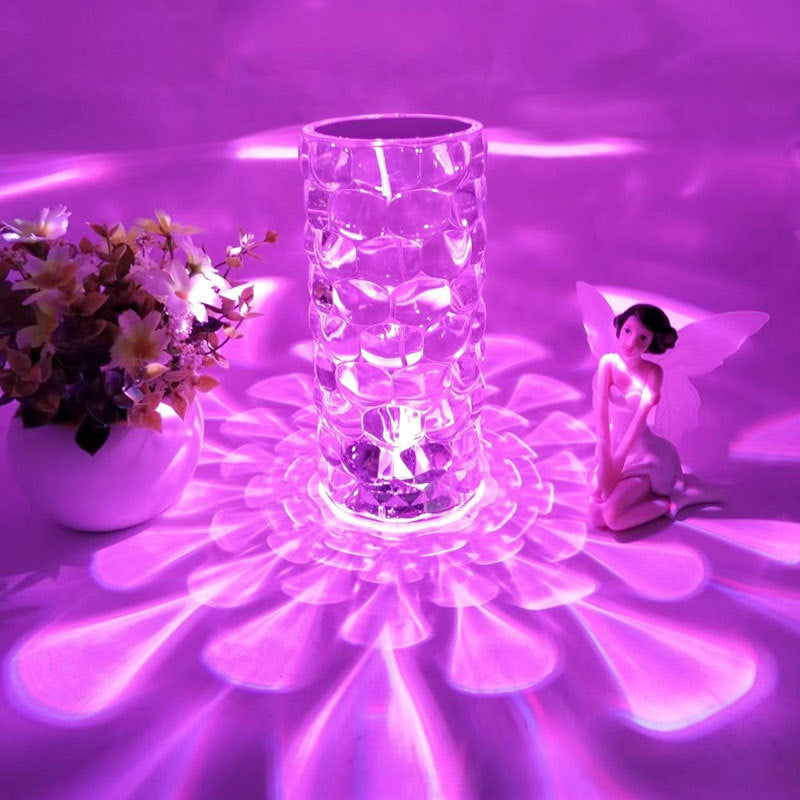 🎁Wyprzedaż 50% OFF💥✨Dotykowa kryształowa lampa Rose Control🌹