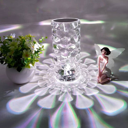 🎁Wyprzedaż 50% OFF💥✨Dotykowa kryształowa lampa Rose Control🌹