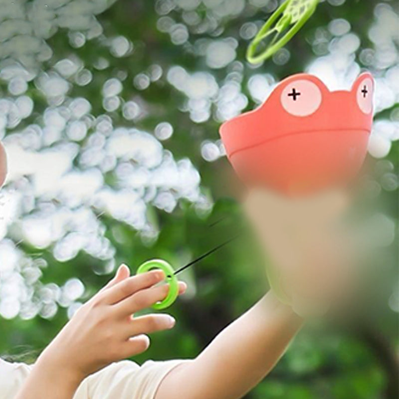 🌟Latający Spodek w Kształcie Żaby na Sznurek dla Dzieci