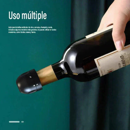 🍷 Korek do wina z silikonu spożywczego – 50% ZNIŻKI! KUP 1 → 2 GRATIS! OFERTA LIMITOWANA!🍇🔒Hermetyczne uszczelnienie, zachowuje świeżość i smak wina – Wielokrotnego użytku, łatwy w czyszczeniu i bezpieczny dla zdrowia.✨