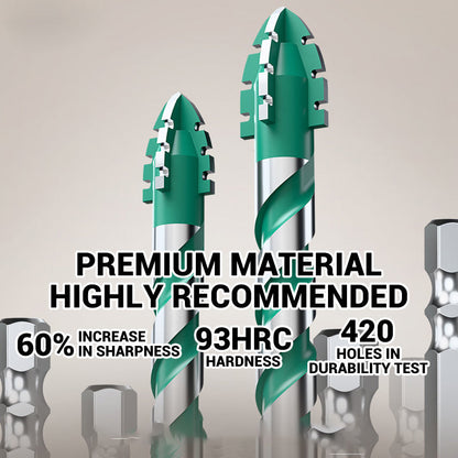 💥4-częściowy zestaw wierteł z 4-kierunkowym ostrzem ząbkowanym klasy premium