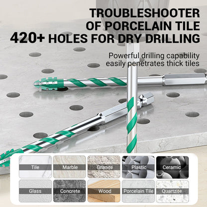 💥4-częściowy zestaw wierteł z 4-kierunkowym ostrzem ząbkowanym klasy premium