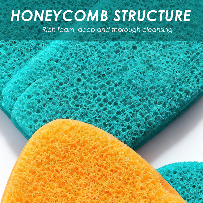 ✨ Gąbka oczyszczająca o strukturze plastra miodu — oferta za połowę ceny! ✨