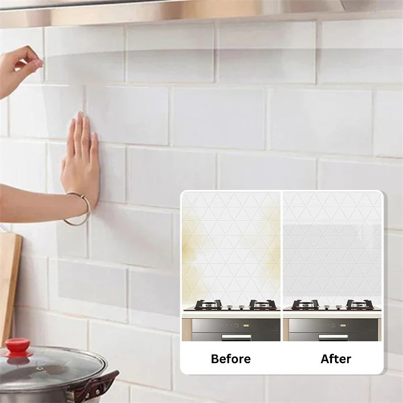 🌟Przezroczysta kuchnia Odporna na olej Naklejka
