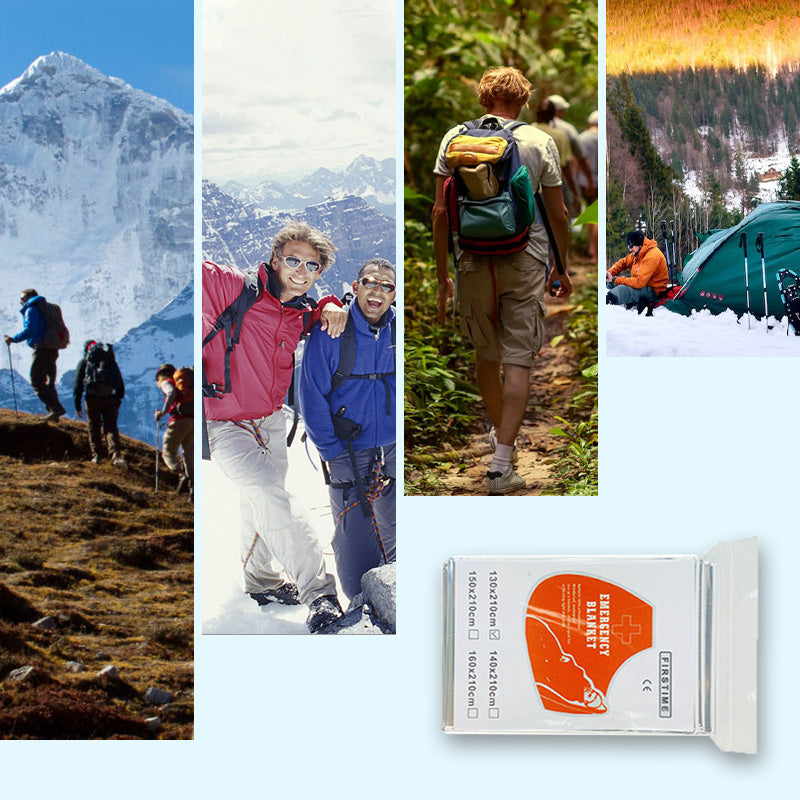 ✨ Srebrny dwustronny wodoodporny przenośny koc ratunkowy do użytku na zewnątrz — ciepło i bezpieczeństwo za połowę ceny! ✨