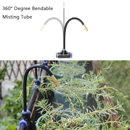 🌱360° zakrzywiony automatyczny system nawadniania ogrodu