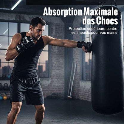 Rękawice bokserskie z podparciem nadgarstka i amortyzacją wstrząsów