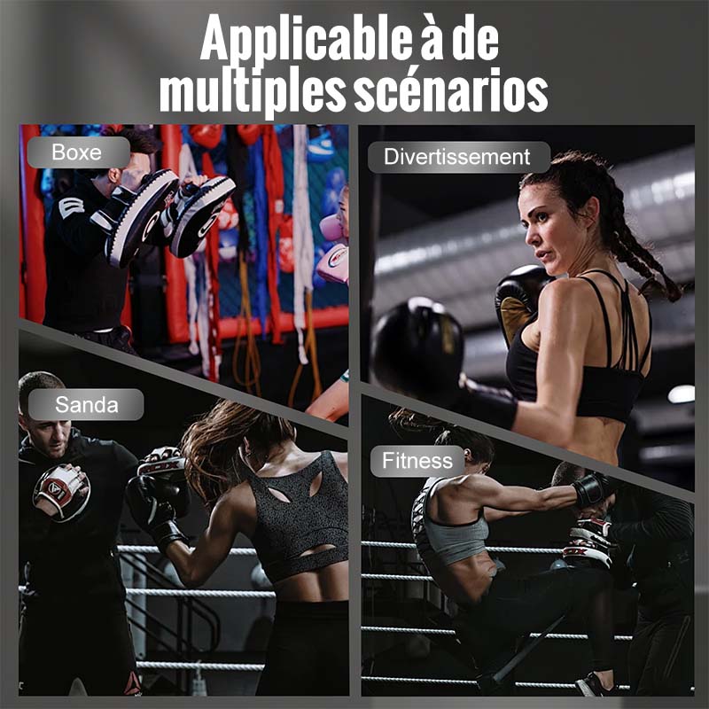 Rękawice bokserskie z podparciem nadgarstka i amortyzacją wstrząsów