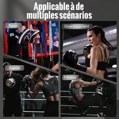 Rękawice bokserskie z podparciem nadgarstka i amortyzacją wstrząsów