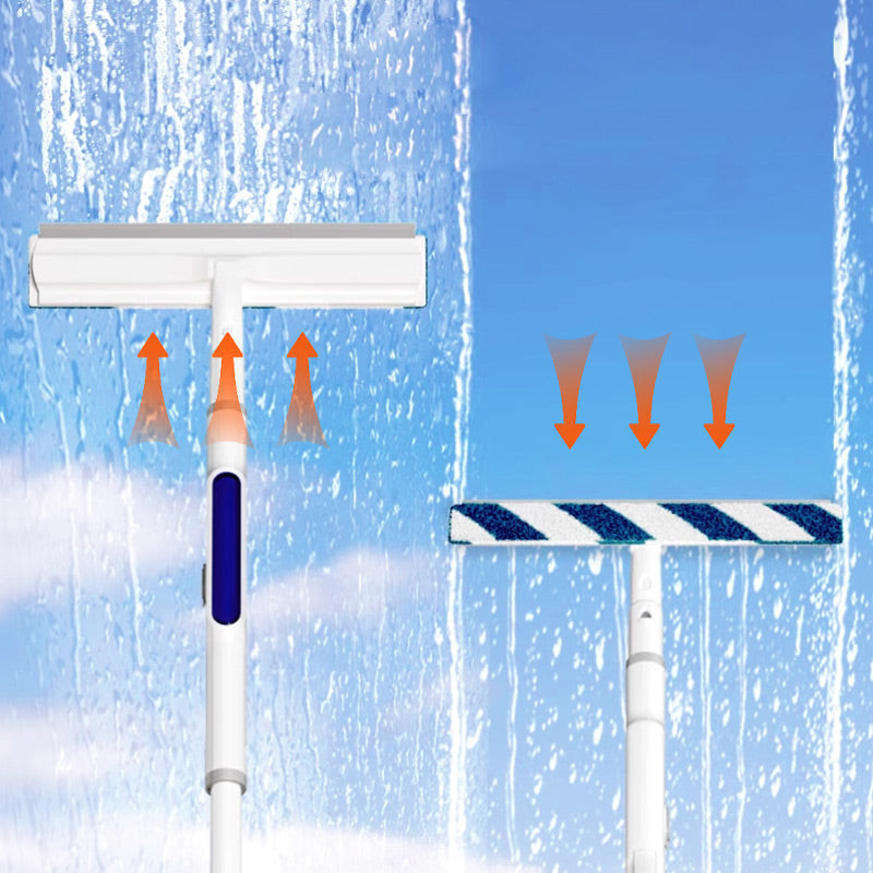 ✨ Dwustronny środek do czyszczenia szyb z rozpylaczem i teleskopową rączką – nie pozostawia smug, nie wymaga wielokrotnego rozpylania, bez wysiłku czyści każdą szklaną powierzchnię! ✨