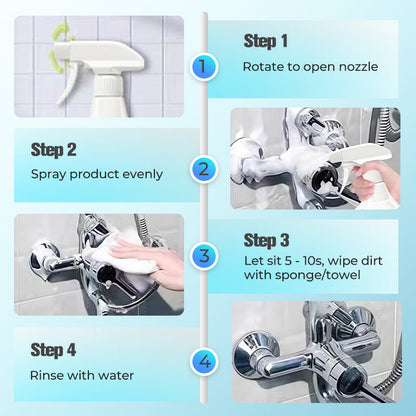 ✨ Bez wysiłku usuwaj uporczywe zabrudzenia w łazience — wysokowydajne czyszczenie stało się łatwe! ✨