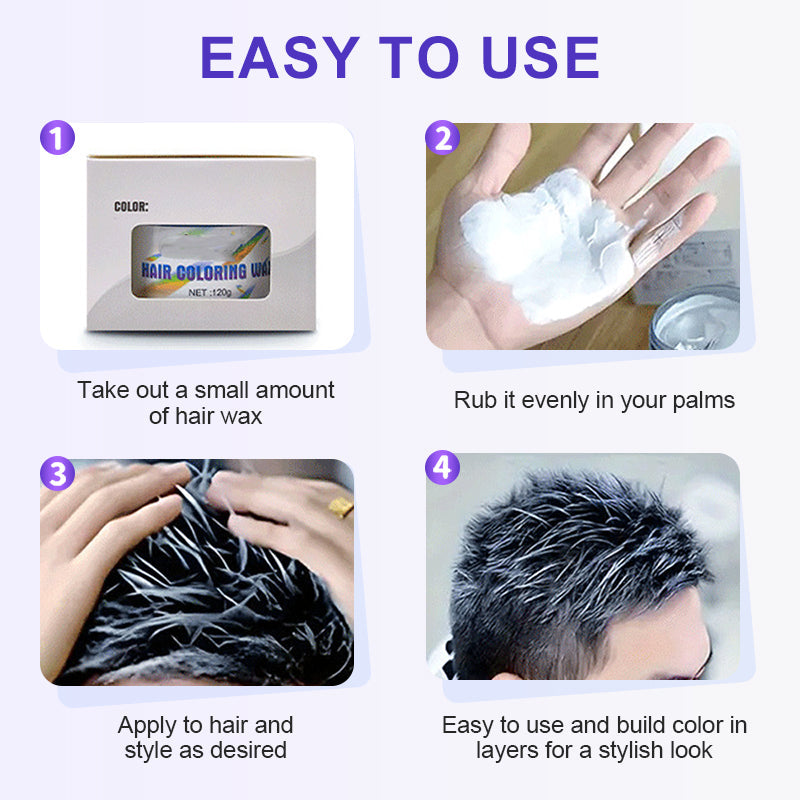 ✨ Natychmiastowa przemiana włosów — matowa farba do włosów na bazie wosku! ✨