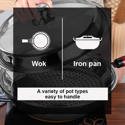 ✨ Koniec z problemami związanymi z niedopasowaniem rozmiarów koszyków do gotowania na parze — wiele rozmiarów pasujących do wszystkich rodzajów naczyń kuchennych! ✨