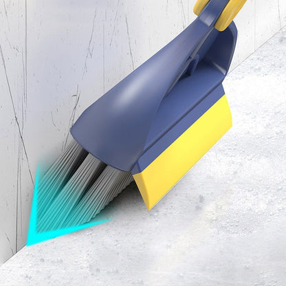 ✨ Pożegnaj się z trudnymi do czyszczenia narożnikami — szybka szczotka do czyszczenia podłóg 2 w 1 z gąbką do wycierania! ✨