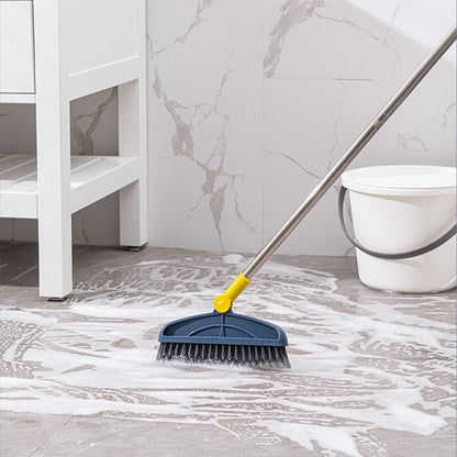 ✨ Pożegnaj się z trudnymi do czyszczenia narożnikami — szybka szczotka do czyszczenia podłóg 2 w 1 z gąbką do wycierania! ✨
