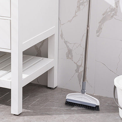✨ Pożegnaj się z trudnymi do czyszczenia narożnikami — szybka szczotka do czyszczenia podłóg 2 w 1 z gąbką do wycierania! ✨